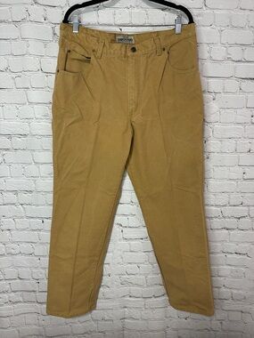 Schaefer Outfitter Ranch Hand Dungaree Golden Tan Mens 34 X 32 100% cotton USA